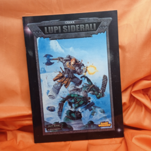 WARHAMMER CODEX SPACE MARINE SUPPLEMENTO LUPI SIDERALI GAMES WORKSHOP