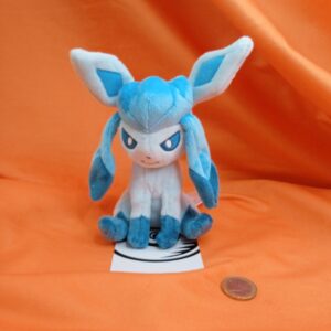 PELUCHE POKÉMON GLACEON 471 ORIGINALE POKÉMON CENTER