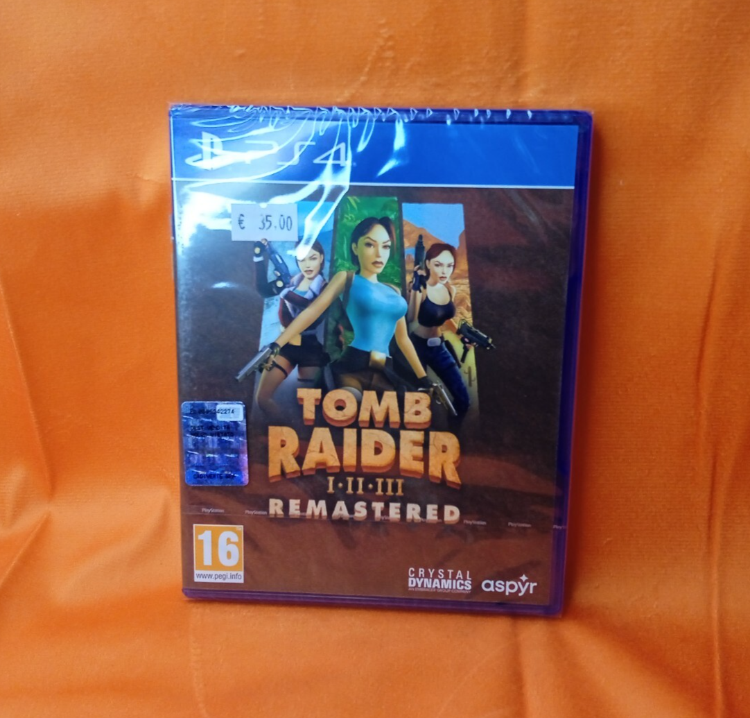 TOMB RAIDER I - II - III REMASTERED PLAYSTATION 4 PS4 CRYSTAL DYNAMICS ASPYR