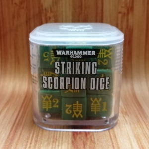 WARHAMMER 40.000 CITADEL STRIKING SCORPION DICE GW GAMES WORKSHOP