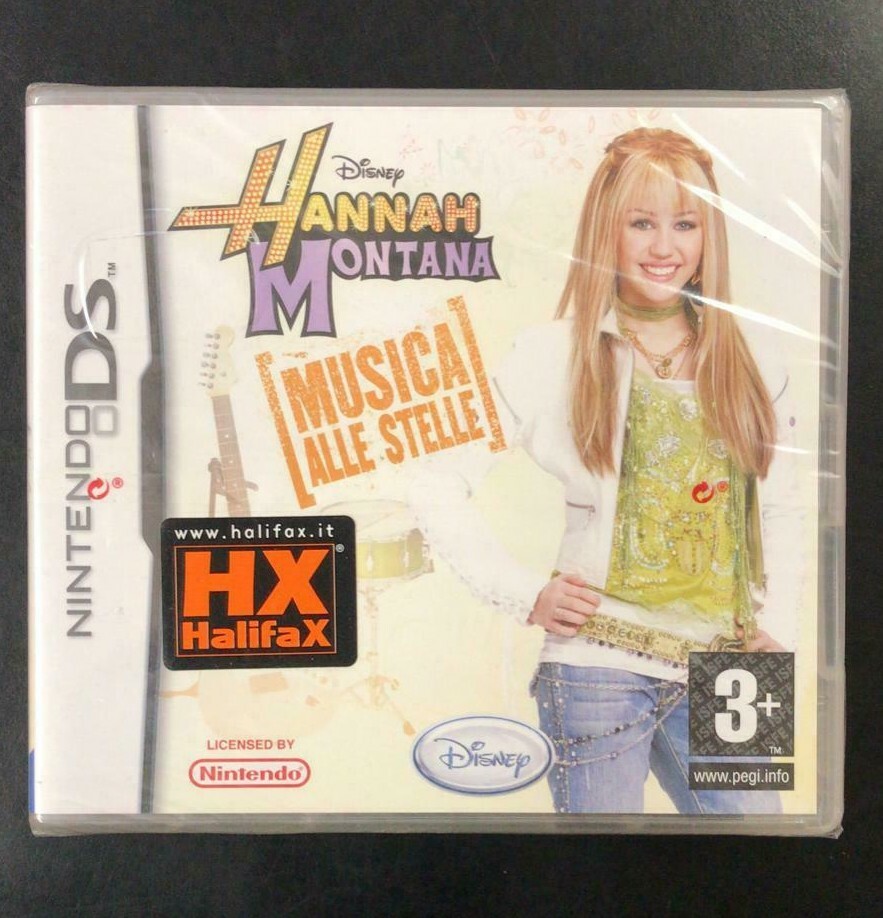 DISNEY HANNAH MONTANA MUSICA ALLE STELLE NINTENDO DS NUOVO E SIGILLATO ITALIANO