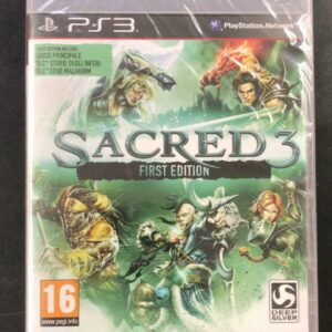 SACRED 3 FIRST EDITION PS3 NUOVO E SIGILLATO ITALIANO DEEP SILVER