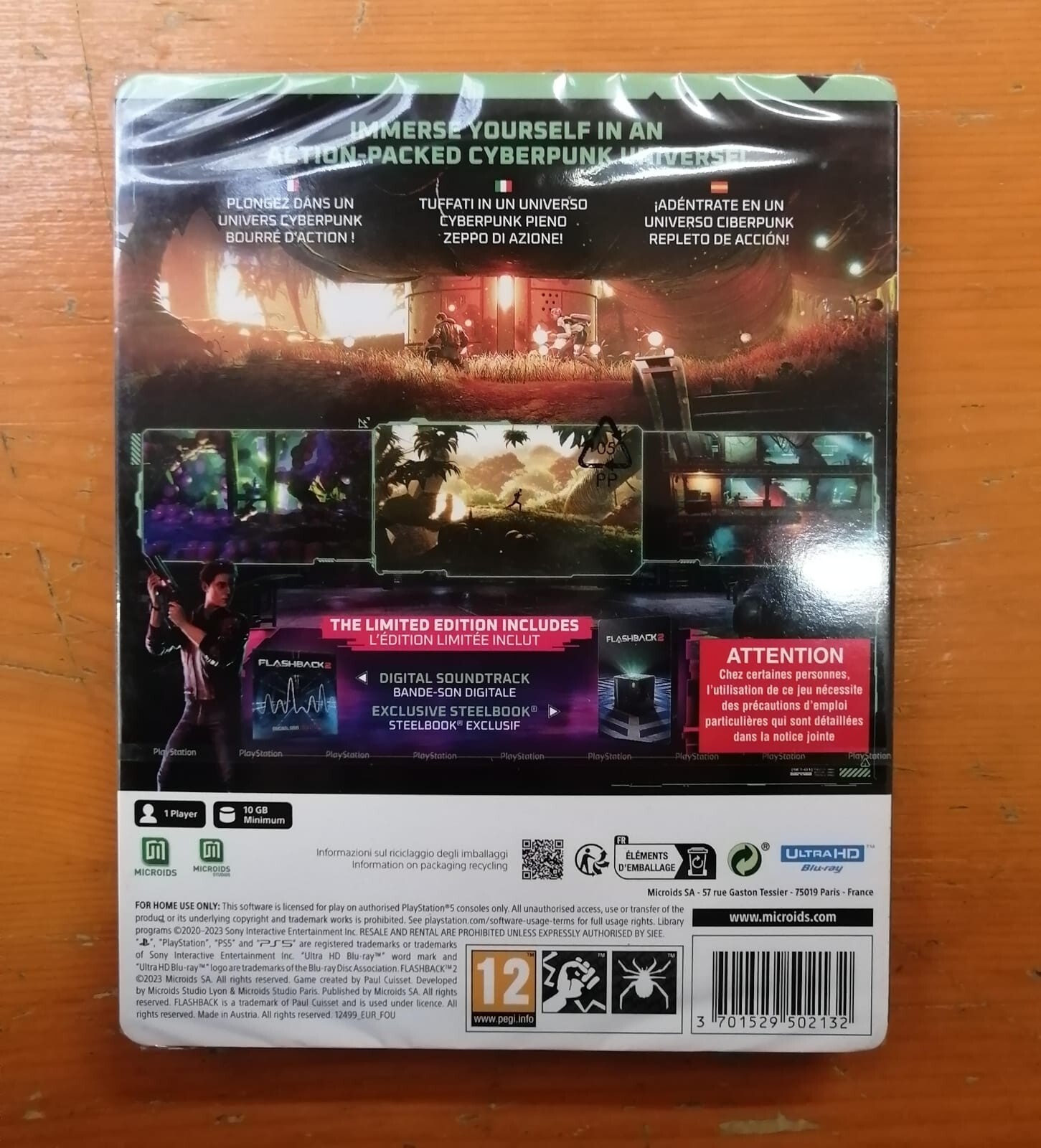 FLASHBACK 2 LIMITED EDITION PLAYSTATION 5 MICROID PS5 NUOVO - immagine 2