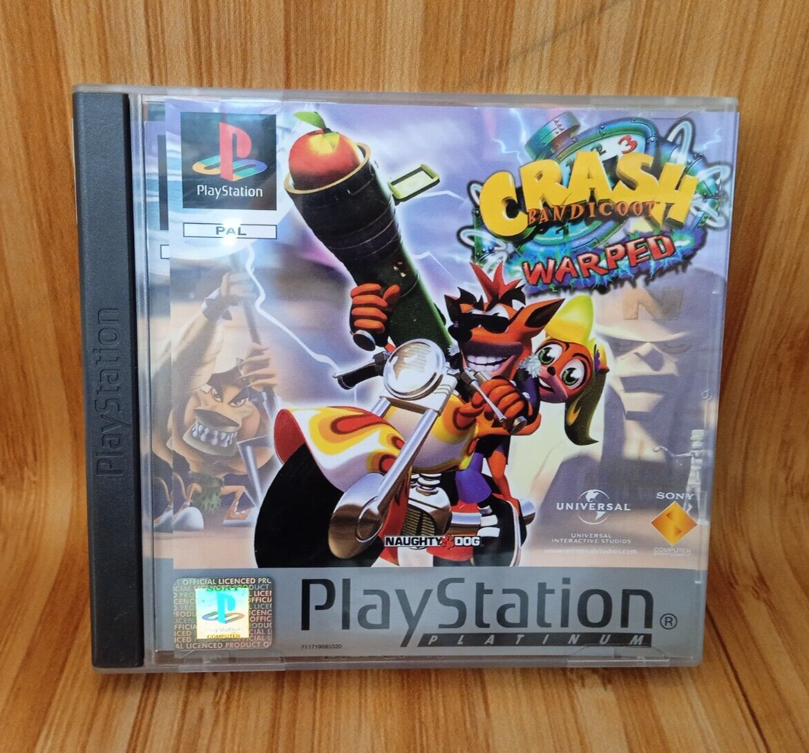 CRASH BANDICOOT 3 WARPED PLATINUM PS1 PSX PSOne PAL