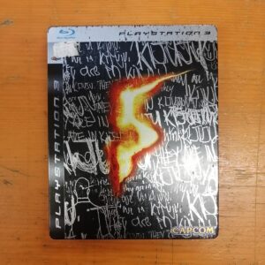 RESIDENT EVIL 5 STEELBOOK EDITION PLAYSTATION 3 PS3 CAPCOM USATO
