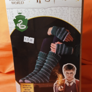 KIT CALZINI ALL'UNCINETTO SERPEVERDE HARRY POTTER WIZARDING WORLD SLYTHERIN