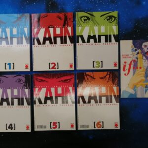 KAHN e IF... 1 - 6 + "IF..." PANINI COMICS PLANET MANGA Kazuaki Yanagisa