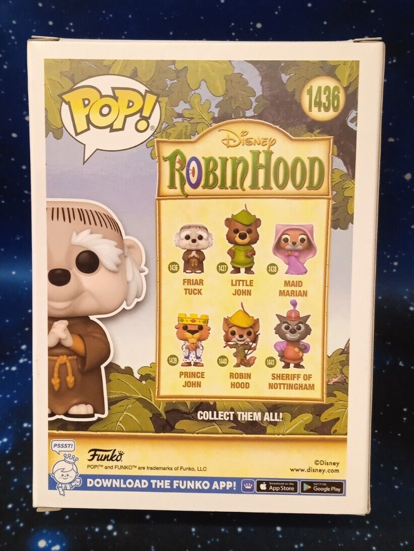 FUNKO POP! DISNEY ROBIN HOOD 1436 FRIAR TUCK - immagine 2