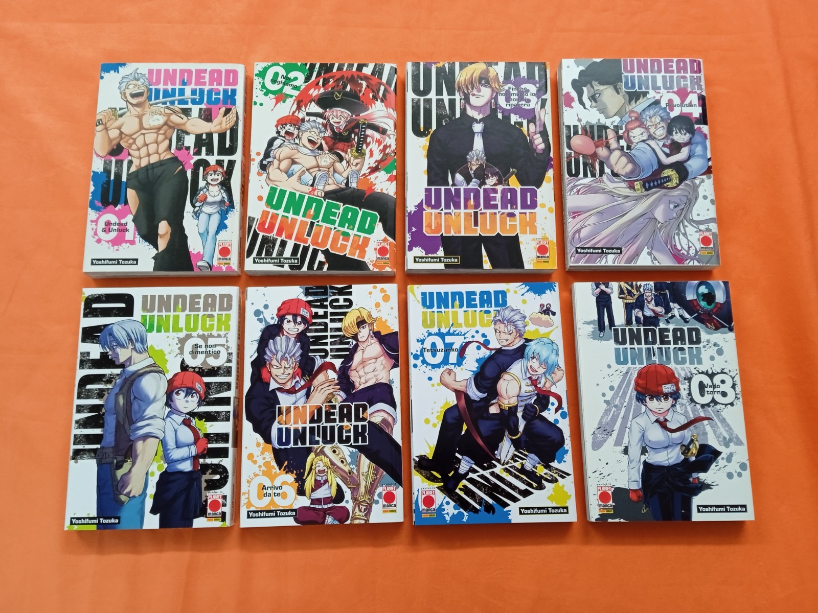 UNDEAD UNLUCK YOSHIFUMI TOZUKA PANINI COMICS PLANET MANGA PRIMA EDIZIONE