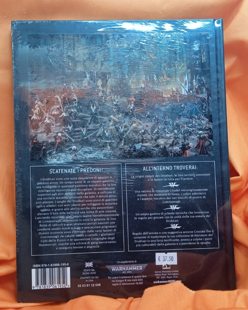 WARHAMMER 40.000 CODEX DRUKHARI GAMES WORKSHOP - immagine 2