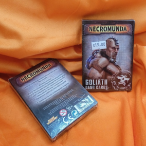 NECROMUNDA PACCHETTO GOLIATH GANG CARDS GAMES WORKSHOP GW ITALIANO