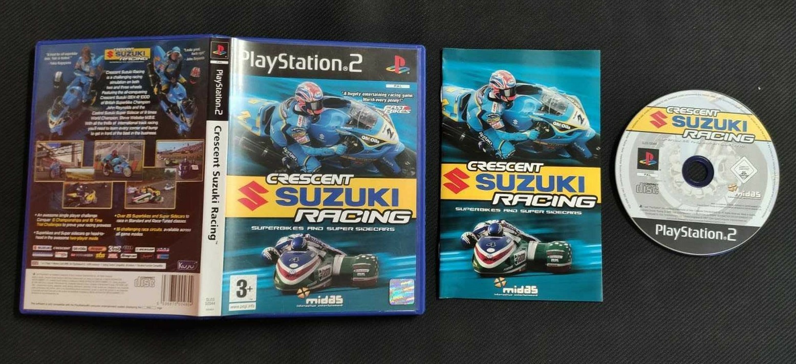CRESCENT SUZUKI RACING SUPERBIKE AND SUPER SIDECARS USATO PS2 INGLESE KUJU