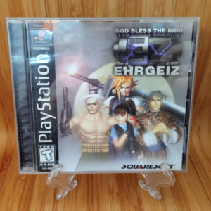 EZ GOD BLESS THE RING EHRGEIZ NTSC U/C PLAYSTATION 1 PS1 PSONE SQUARE SOFT USATO