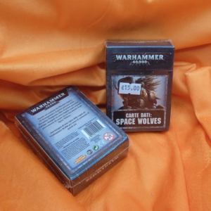 CARTE DATI SPACES WOLVES WARHAMMER 40.000 40K NUO