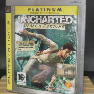 UNCHARTED 1 DRAKE'S FORTUNE PLATINUM PS3 USATO PLAYSTATION NAUGHTY DOG