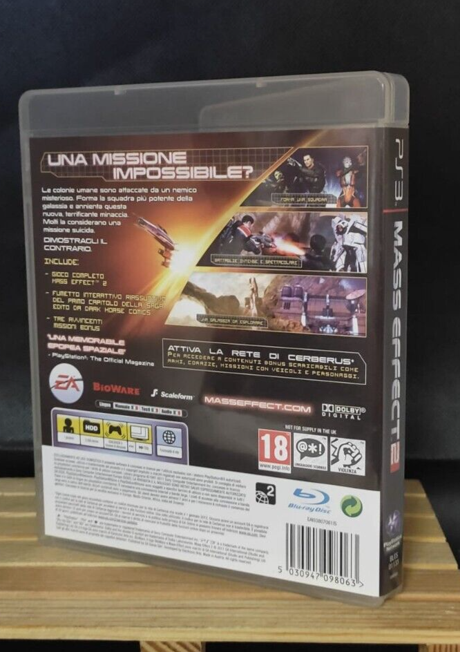 MASS EFFECT 2 USATO PS3 BIOWARE EA PLAYSTATION 3 - immagine 2