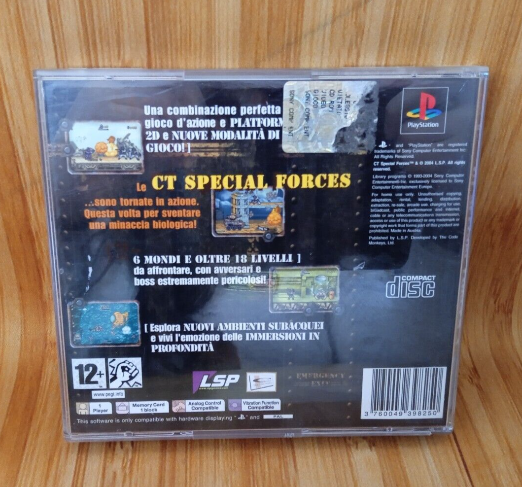 CT SPECIAL FORCES 3 BIOTERROR LSP PLAYSTATION 1 PSONE PSX PS1 - immagine 2