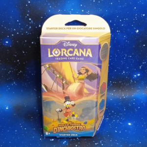 DISNEY LORCANA NELLE TERRE D'INCHIOSTRO STARTED DECK RUBINO ZAFFIRO
