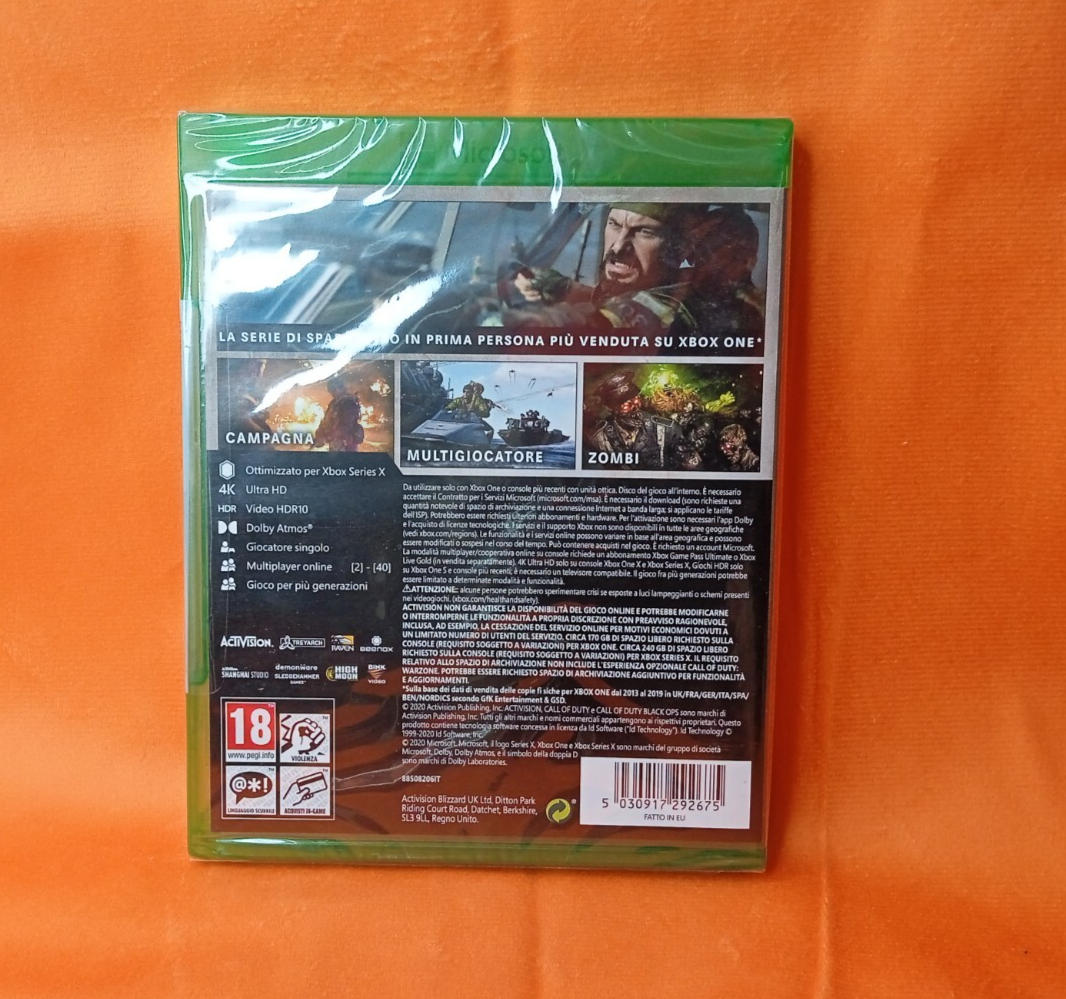 CALL OF DUTY BLACK OPS COLD WAR XBOX ONE SERIES X NUOVO MICROSOFT ACTIVISION RAV - immagine 2