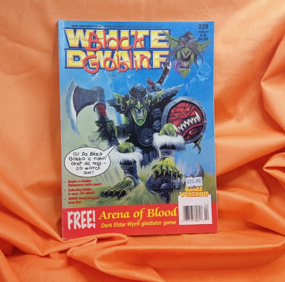 WHITE DWARF BLACK GOBLIN 229 FEBRUARY GAMES WORKSHOP