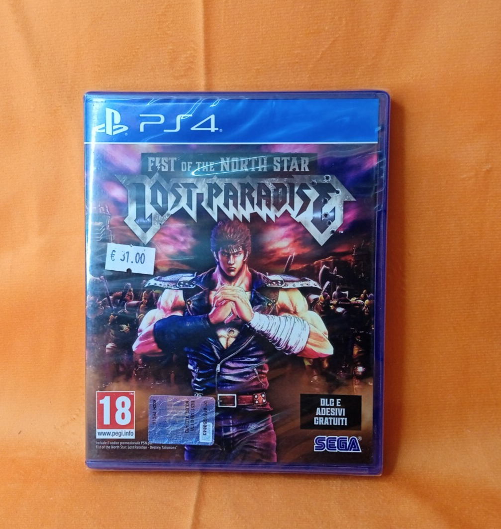 FIST OF THE NOTH STAR: LOST PARADISE PLAYSTATION 4 PS4 SEGA DLC E ADESIVI INCLUS