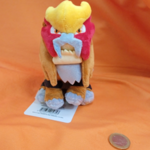 PELUCHE POKÉMON ENTEI 244 ORIGINALE POKÉMON CENTER