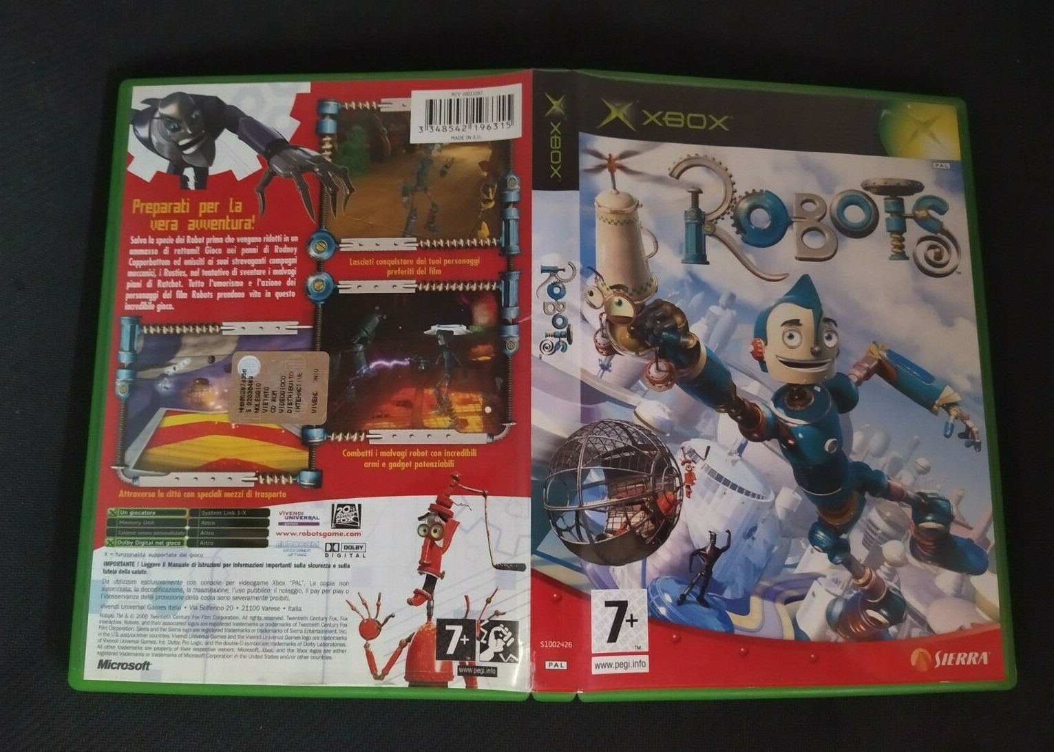 ROBOTS XBOX USATO SIERRA X BOX CLASSIC
