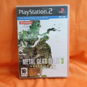 METAL GEAR SOLID 3 TACTICAL ESPIONAGE ACTION SNAKE EATER KOJIMA GAME KONAMI PS2