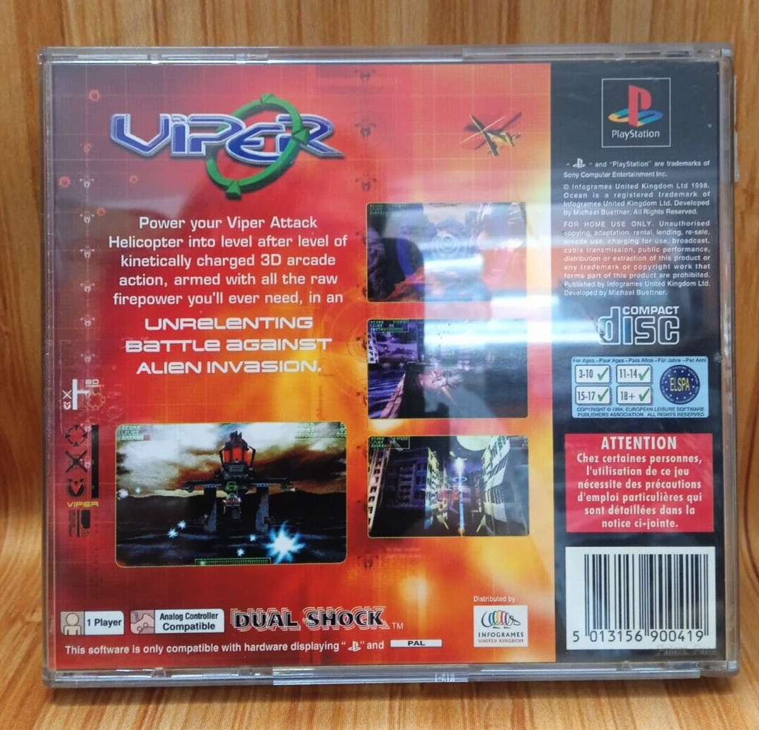 VIPER PLAYSTATION 1 PS1 PSX PSONE OCEAN USATO - immagine 2