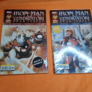 IRON MAN & I VENDICATORI FEAR ITSELF NUMERI 47 E 48 PANINI COMICS