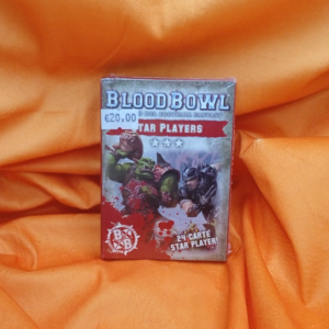 PACCHETTO CARTE TEAM - 24 CARTE STAR PLAYER BLOOD BOWL NUOVO GAMES WORKSHOP