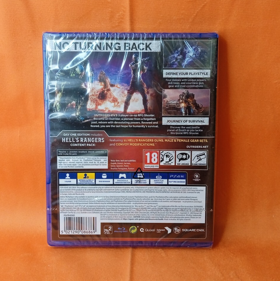 OUTRIDERS DAY ONE EDITION PLAYSTATION 4 PS4 SQUARE ENIX - immagine 2