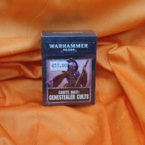 CARTE DATI GENESTEALER CULTS WARHAMMER 40.000 40K GAMES WORKSHOP