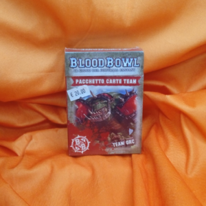 PACCHETTO CARTE TEAM-TEAM ORC BLOOD BOWL NUOVO ITALIANO GW GAMES WORKSHOP