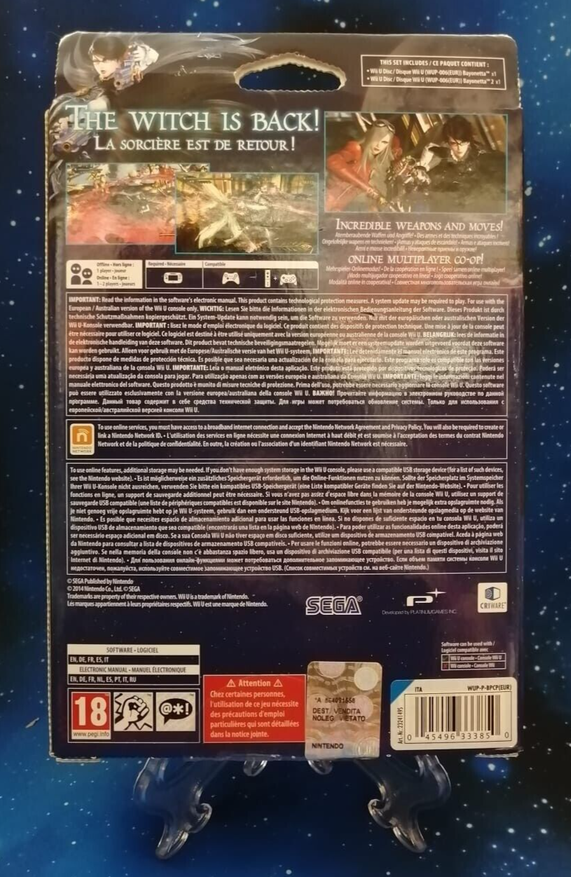 BAYONETTA SPECIAL EDITION BAYONETTA 1 E 3 Wii U - immagine 4