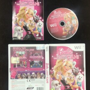 BARBIE E IL SALONE DI BELLEZZA PER CANI NINTENDO WII USATO THQ