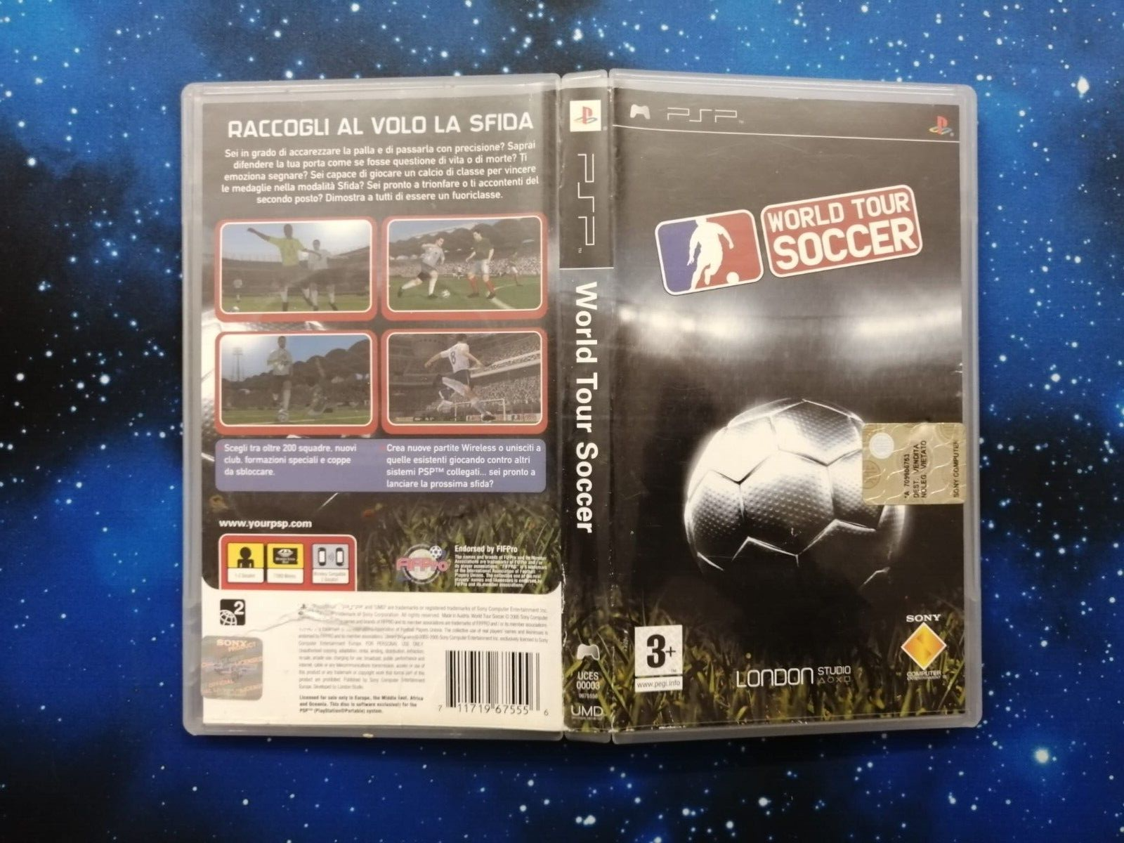 WORLD TOUR SOCCER PSP USATO SONY LONDON STUDIO SONY PLAYSTATION PSP