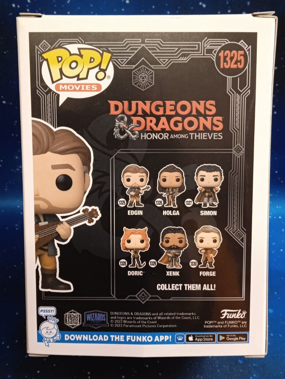 FUNKO POP! MOVIES DUNGEONS & DRAGONS HONOR AMONG THIEVES 1325 EDGIN - immagine 2