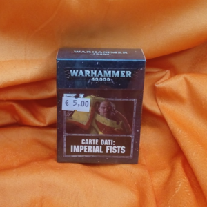 CARTE DATI IMPERIAL FISTS ITALIANO WARHAMMER 40.000 40K GAMES WORKSHOP NUOVO