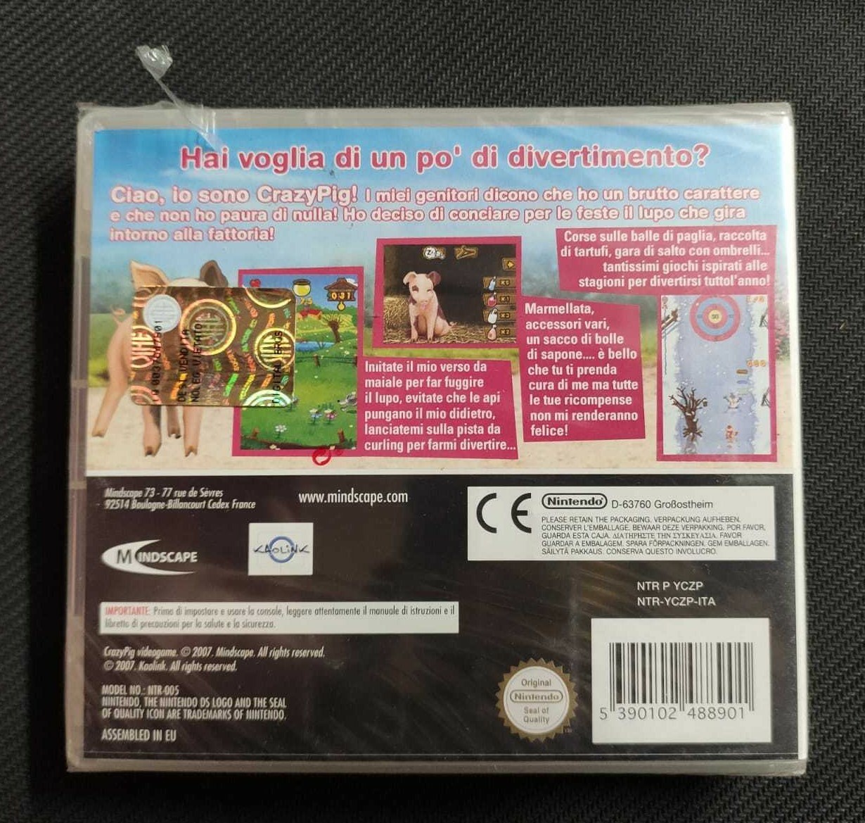 CRAZY PIG NINTENDO DS NUOVO MINDSCAPE HALIFAX - immagine 2
