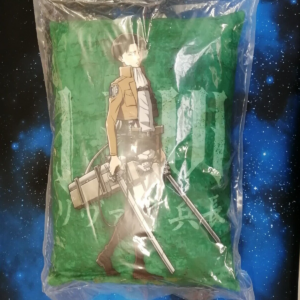 ATTACK ON TITAN SHINGEKI NO KYOJIN LEVI ACKERMAN HUG SIZE PILLOW 33cmx50cm