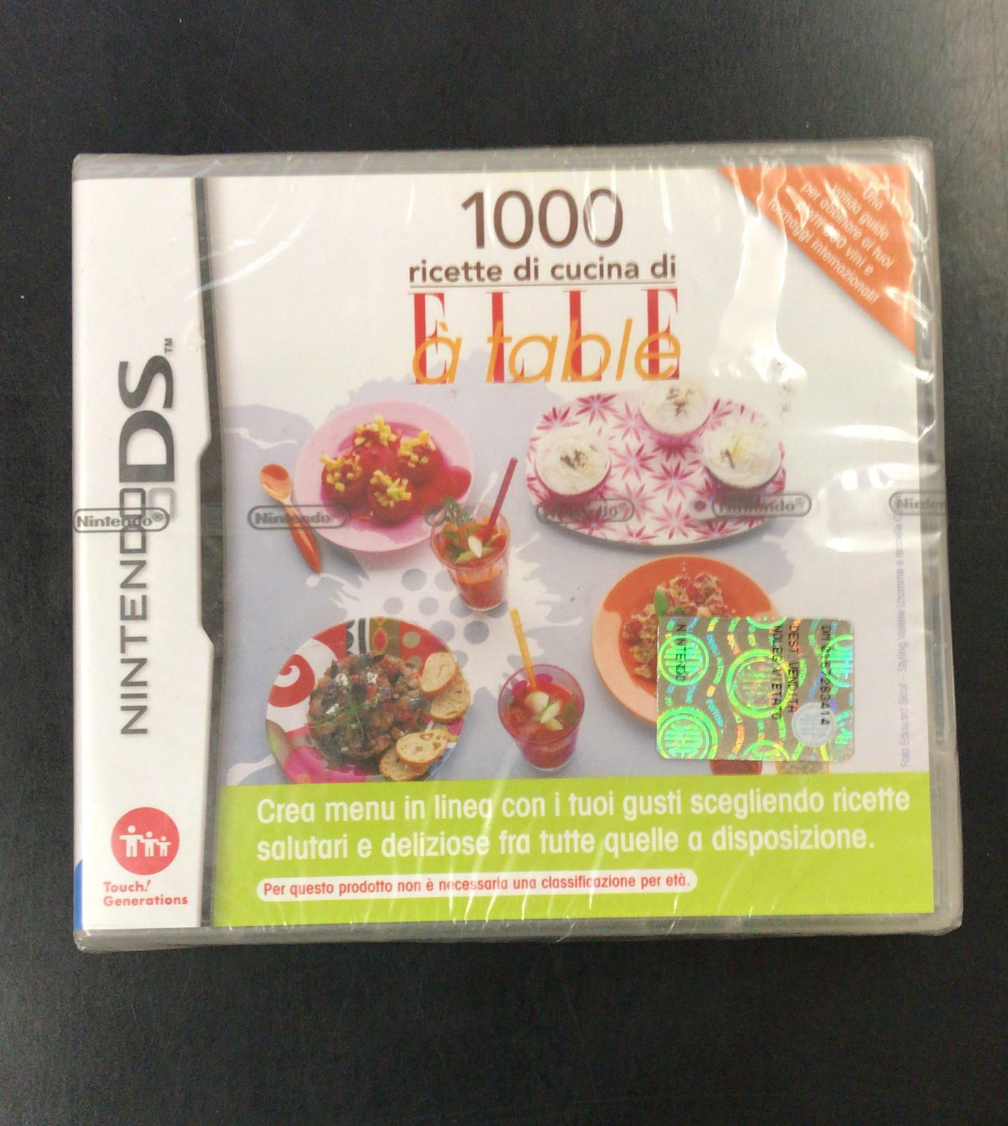 1000 RICETTE DI CUCINA ELLE A' TABLE DS NUOVO E SIGILLATO ITALIANO