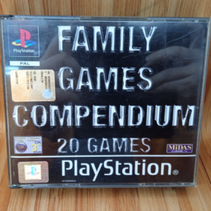 FAMILY GAME COMPENDIUM 20 GAMES PLAYSTATION 1 PSONE PS1 MIDAS GAMES