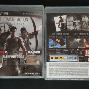 ULTIMATE ACTION PACK PS3 SQUARE ENIX JUST CAUSE 2 SLEEPING DOGS TOMB RAIDER