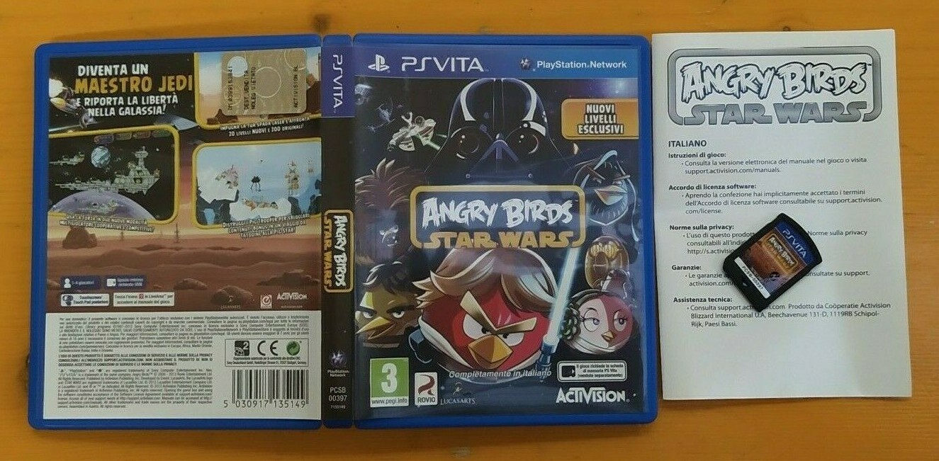 ANGRY BIRDS STAR WARS PSVITA USATO ACTIVISION PS VITA