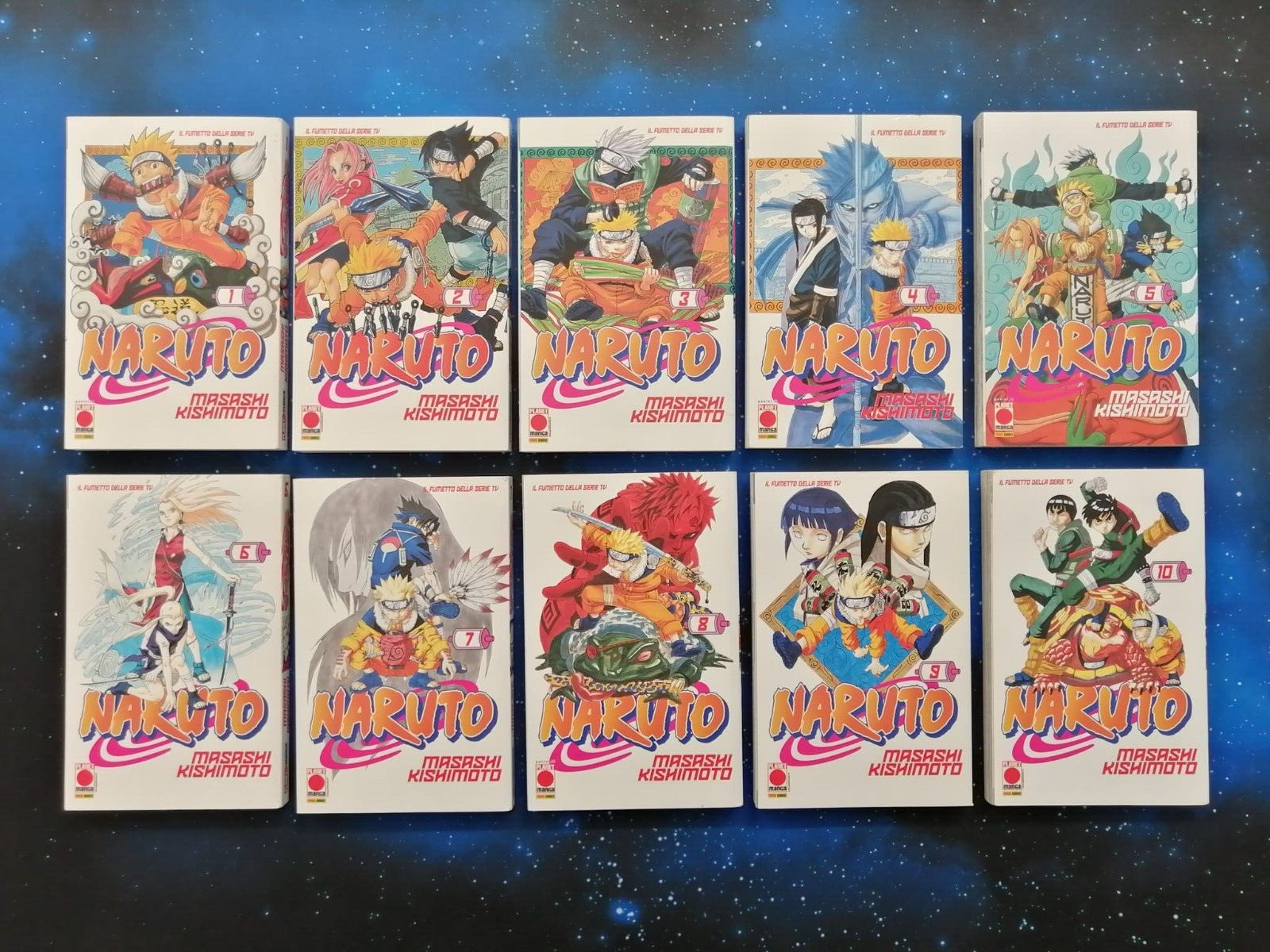 NARUTO SERIE ROSSA 1 - 10 PANINI COMICS