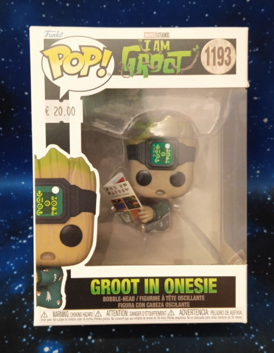 FUNKO POP! MARVEL STUDIOS I AM GROOT 1193 GROOT IN ONESIE