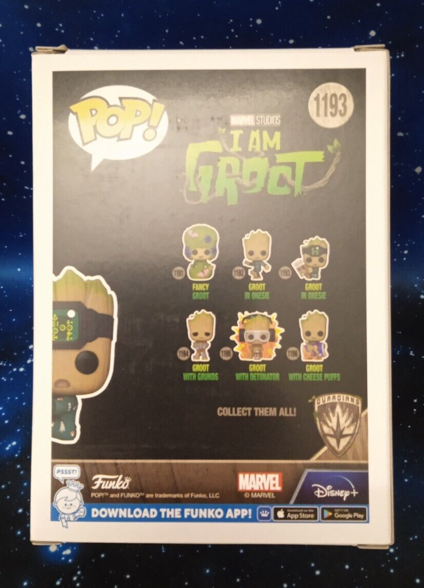 FUNKO POP! MARVEL STUDIOS I AM GROOT 1193 GROOT IN ONESIE - immagine 2