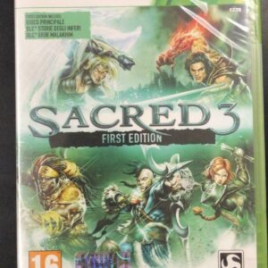 SACRED 3 FIRST EDITION XBOX 360 NUOVO E SIGILLATO ITALIANO DEEP SILVER