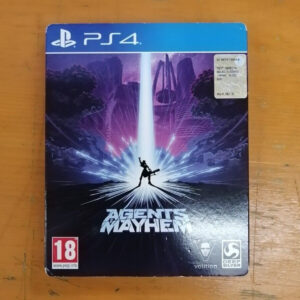 AGENTS OF MAYHEM PLAYSTATION 4 PS4 STEELBOOK DEEP SILVER VOLITION USATO